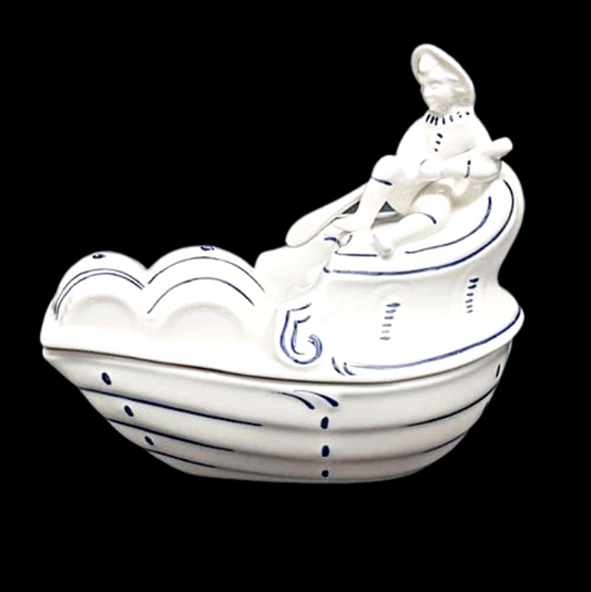 Villeroy & Boch Alt Luxemburg Septfontaines: Le batelier / der kleine Kahnfahrer Villeroy & Boch (7121030021257)