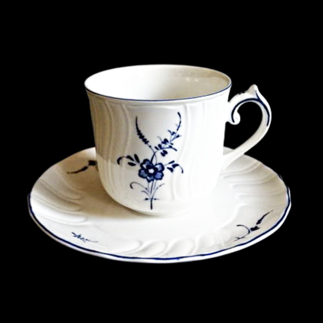 Villeroy & Boch Vieux Luxembourg / Alt Luxemburg: Kaffeetasse / Tasse mit Unterteller Villeroy & Boch (7120830627977)