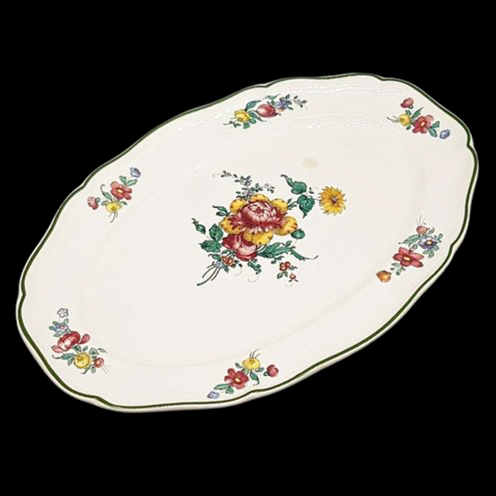 Villeroy & Boch Alt Strassburg: Fleischplatte / Platte - ca 36 cm Strohblume Villeroy & Boch (7121054662793)