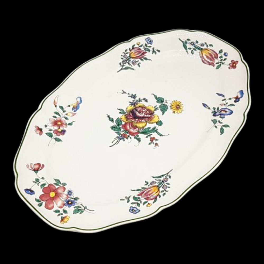 Villeroy & Boch Alt Strassburg 1562: Fleischplatte / Platte - ca 36 cm Strohblume Villeroy & Boch (7121056497801)