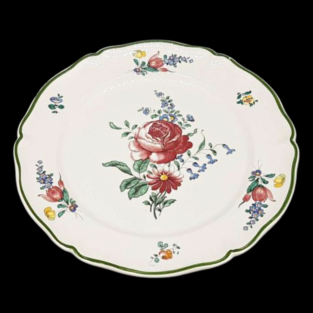 Villeroy & Boch Alt Straßburg 1562: Speiseteller / flacher Teller Rose Villeroy & Boch (7121054367881)