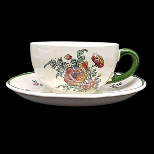 Villeroy & Boch Alt Straßburg 1562: Teetasse / Tasse mit Unterteller Tulpe Villeroy & Boch (7121053483145)