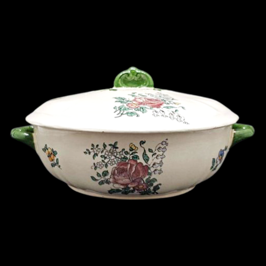 Villeroy & Boch Alt Straßburg 1562: Terrine / Schüssel mit Deckel, klein - Rose Villeroy & Boch (7121055121545)