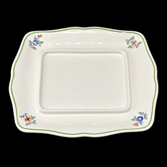 Villeroy & Boch Alt Strassburg: Butterdose Unterteil / Butterdosenunterteil Villeroy & Boch (7121044930697)