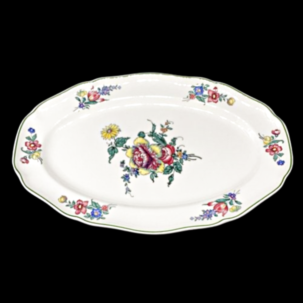 Villeroy & Boch Alt Strassburg: Fleischplatte / Platte - ca 33 cm Strohblume Villeroy & Boch (7121044996233)