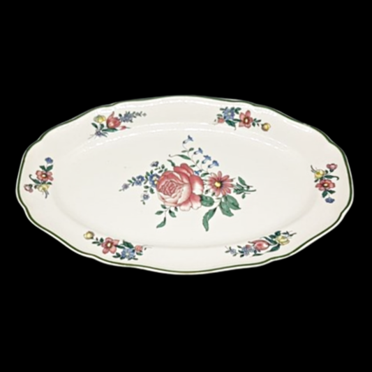 Villeroy & Boch Alt Strassburg: Fleischplatte / Platte - ca 33 cm Rose (Fleck) Villeroy & Boch (7121013309577)