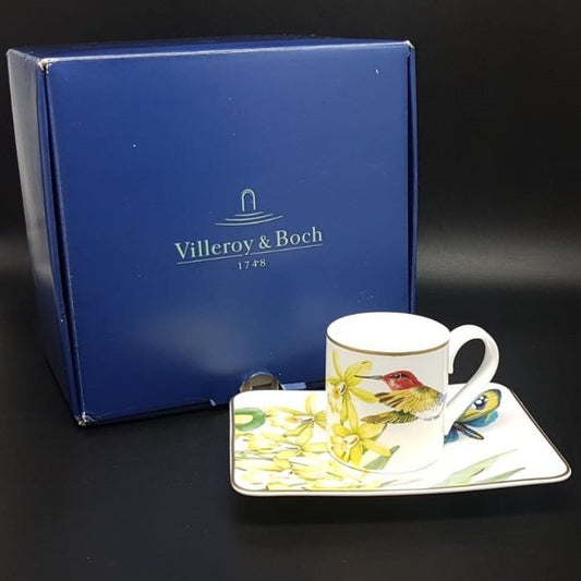 Villeroy & Boch Amazonia: Mokkatasse / Espressotasse mit Unterteller - neu Villeroy & Boch (7120687792265)