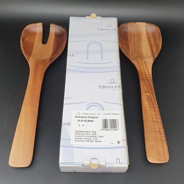 Villeroy & Boch Artesano: Salatbesteck aus Holz - neu & OVP Villeroy & Boch (7121078780041)