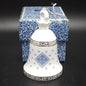 Villeroy & Boch Azurea Noel: Christbaumkugel / Weihnachtskugel / Weihnachtsglocke 3 - OVP Villeroy & Boch (7120939876489)