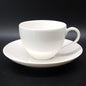 Villeroy & Boch Basic White: Kaffeetasse / Tasse mit Unterteller - neu Villeroy & Boch (7121077436553)