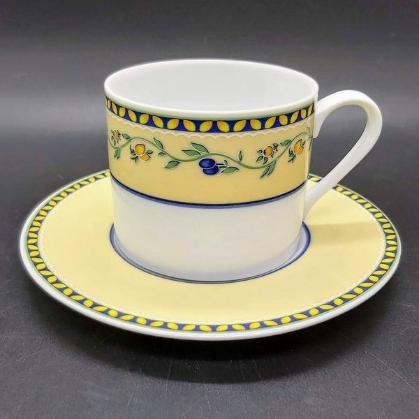 Tirschenreuth Bavaria Diplomat Lemon Olive: Kaffeetasse mit Unterteller Tirschenreuth (7120930603145)