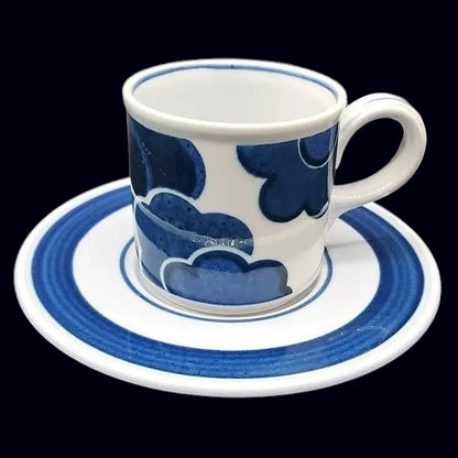 Villeroy & Boch Blue Cloud: Kaffeetasse / Tasse mit Unterteller Villeroy & Boch (7120710762633)