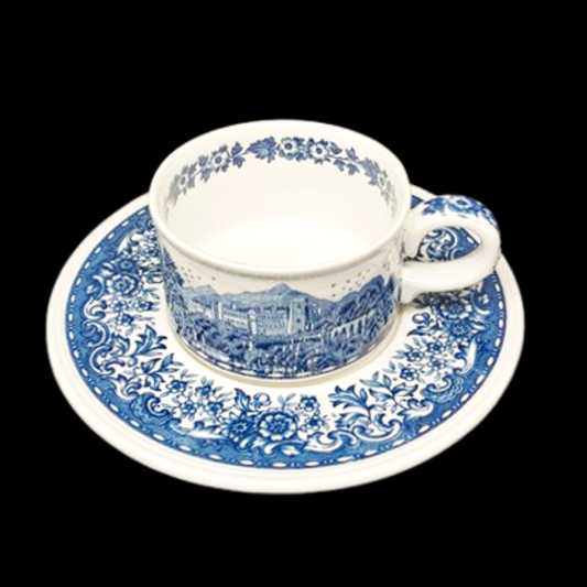 Villeroy & Boch Blue Castle: Teetasse / Tasse mit Unterteller Villeroy & Boch (7120959963273)