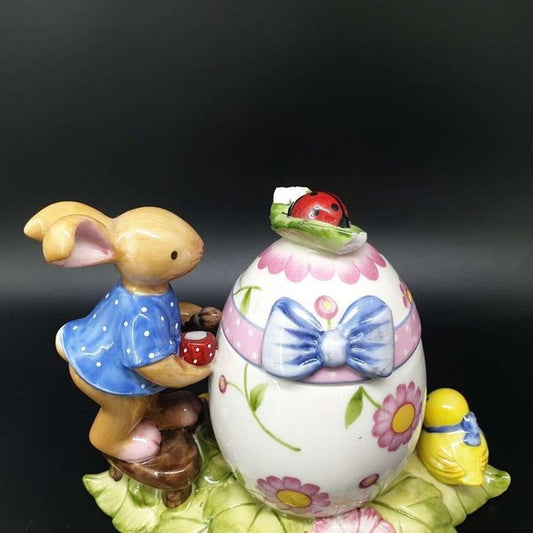 Villeroy & Boch Bunny Family: Hase mit Ei, zweiteilig - Motiv 2 Villeroy & Boch (7121063608457)