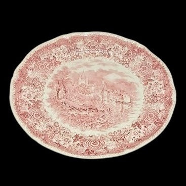 Villeroy & Boch Burgenland rot: Kuchenplatte / runde Platte - ca 31,5 cm Porzellanladen.online (7120779640969)