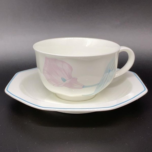 Villeroy & Boch Calla: Teetasse / Tasse mit Unterteller Porzellanladen.online (7120748183689)