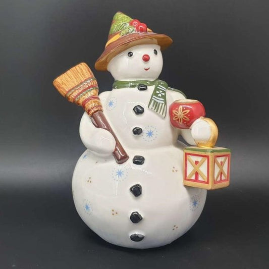 Villeroy & Boch Nostalgic Light: Schneemann - 18 cm hoch - neu Villeroy & Boch (7121063051401)