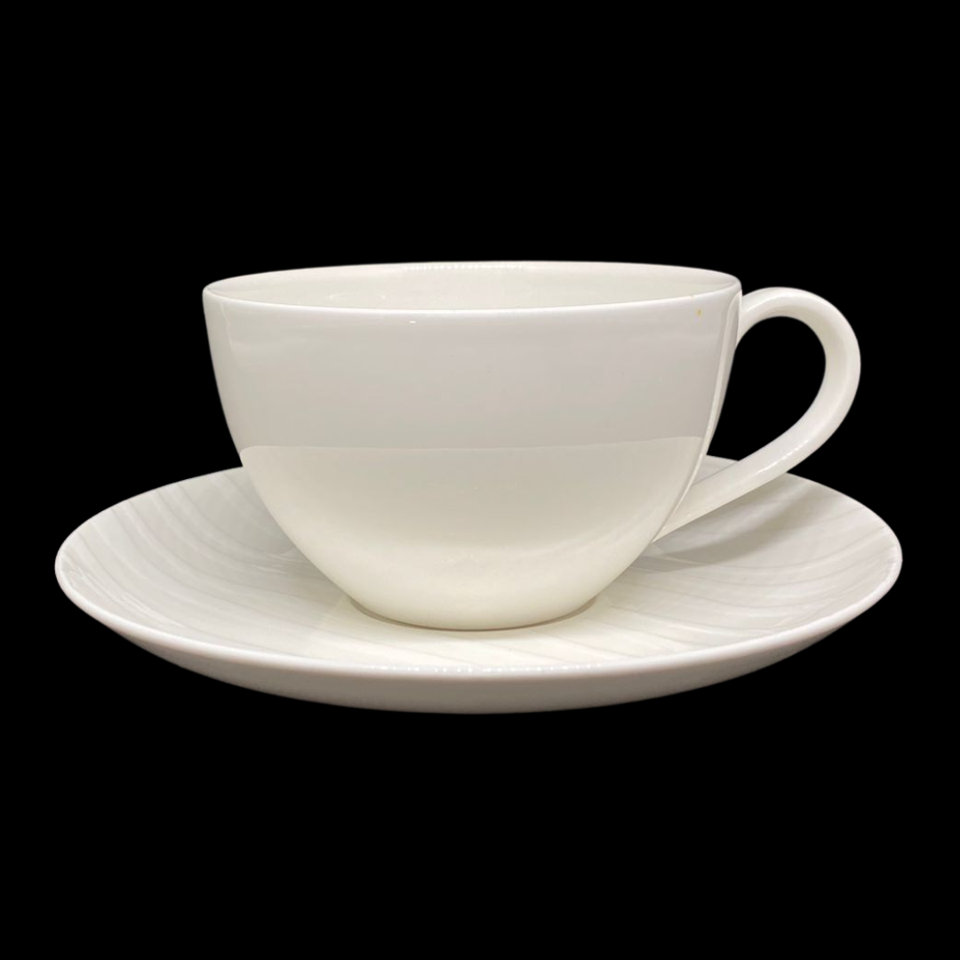 Villeroy & Boch Dune lines: Jumbotasse / Frühstückstasse mit Unterteller - neu Villeroy & Boch (7120730390665)