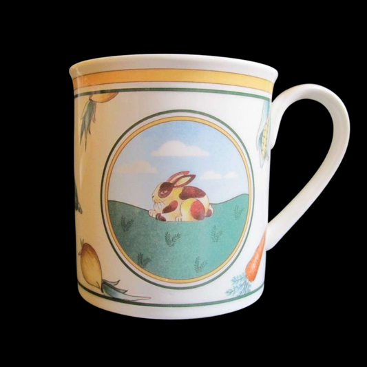 Villeroy & Boch A la ferme les animaux: Kaffeebecher / Henkelbecher (Hase) Villeroy & Boch (7120719216777)