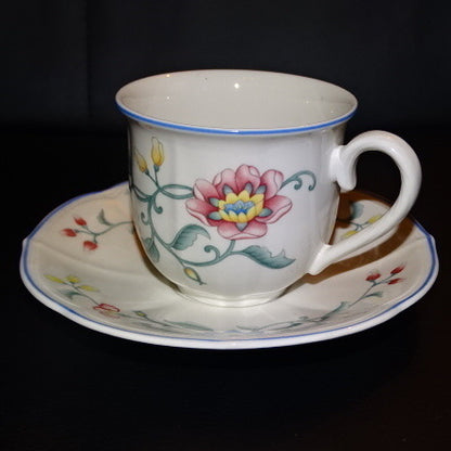 Villeroy & Boch Delia: Kaffeetasse / Tasse mit Unterteller Villeroy & Boch (7120821682313)