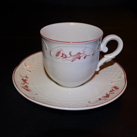 Villeroy & Boch Val Rouge: Kaffeetasse / Tasse mit Unterteller Porzellanladen.online (7120821780617)