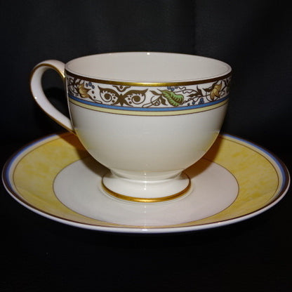 Villeroy & Boch Villa Cannes: Kaffeetasse / Tasse mit Unterteller Porzellanladen.online (7120822370441)