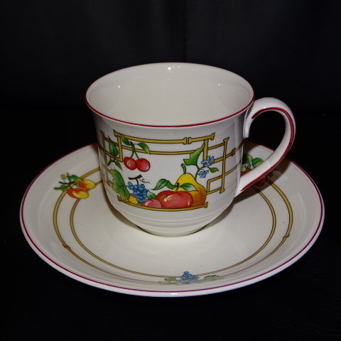 Villeroy & Boch Mon Jardin: Kaffeetasse / Tasse mit Unterteller Porzellanladen.online (7120831086729)