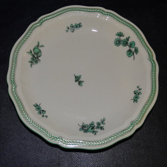 Rosenthal Chippendale grüne Blume: Brotteller / kleiner Teller Rosenthal (7120722165897)