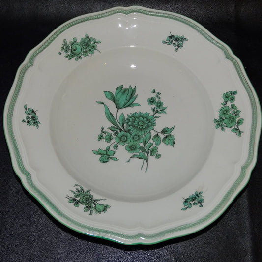 Rosenthal Chippendale grüne Blume: Suppenteller / tiefer Teller Rosenthal (7120722264201)