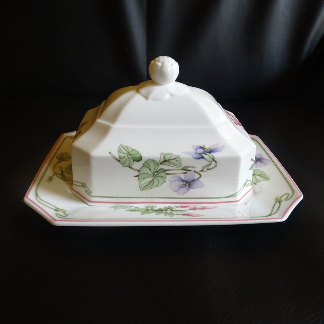 Villeroy & Boch Clarissa: Butterdose / zweiteilige Butterdose Porzellanladen.online (7120781541513)