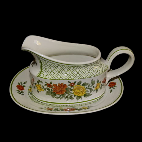 Villeroy & Boch Summerday: Sauciere mit kleiner Platte (zweiteilig) Porzellanladen.online (7120789569673)