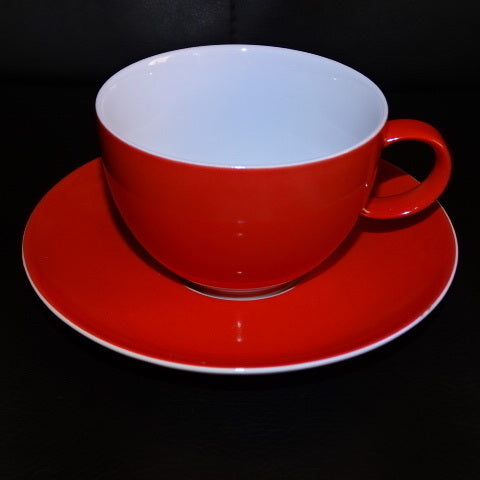 Rosenthal Thomas Sunny Day: Teetasse / Tasse mit Unterteller (rot) Porzellanladen.online (7120794583177)