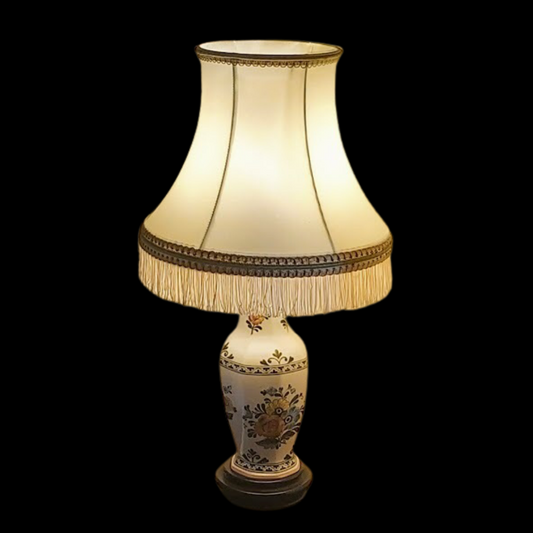 Villeroy & Boch Alt Amsterdam: Lampe / Stehlampe mit Schirm Villeroy & Boch (7120988962953)