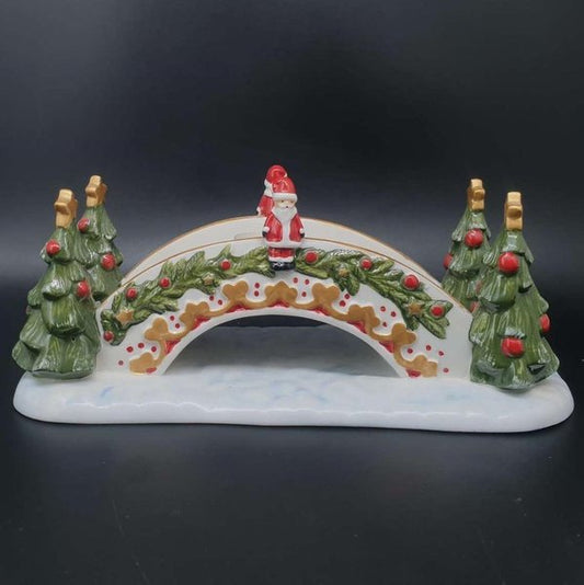 Villeroy & Boch Fairytale Park: Märchenbrücke / Weihnachtsmann auf Brücke Villeroy & Boch (7121064231049)