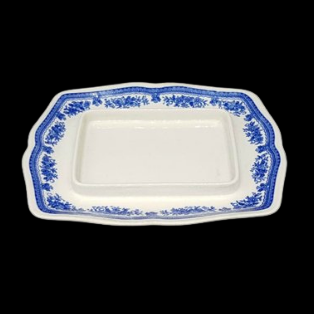 Villeroy & Boch Fasan blau: Butterdose Unterteil / Butterplatte Villeroy & Boch (7121009967241)