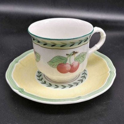 Villeroy & Boch French Garden: Kaffeetasse / Tasse mit Unterteller Villeroy & Boch (7120753459337)