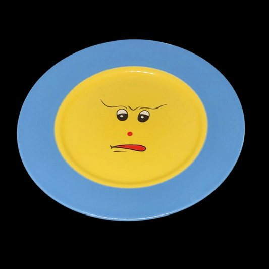 Funny Faces: Kuchenteller / Frühstücksteller / Dessertteller gelb - neu sonstige (7120756965513)