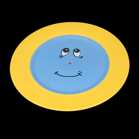 Funny Faces: Kuchenteller / Frühstücksteller / Dessertteller blau - neu sonstige (7120756899977)