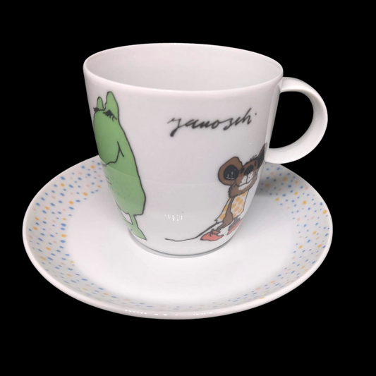 Thomas Janosch: Kaffeetasse / Tasse mit Unterteller Thomas Porzellan (7121047158921)