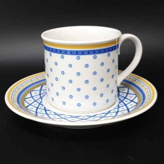 Villeroy & Boch Gallo Perpignan: Mokkatasse / kleine Tasse mit Unterteller Villeroy & Boch (7121071702153)