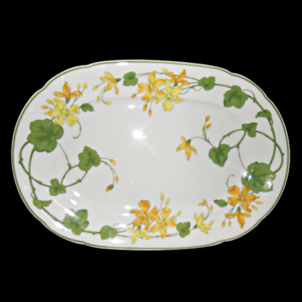 Villeroy & Boch Geranium: Fleischplatte / Platte 39 cm (Unregelmäßigkeit) Villeroy & Boch (7120732192905)