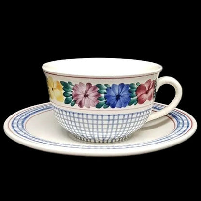 Villeroy & Boch Goslar: Teetasse / Kaffeetasse mit Unterteller Villeroy & Boch (7121018224777)