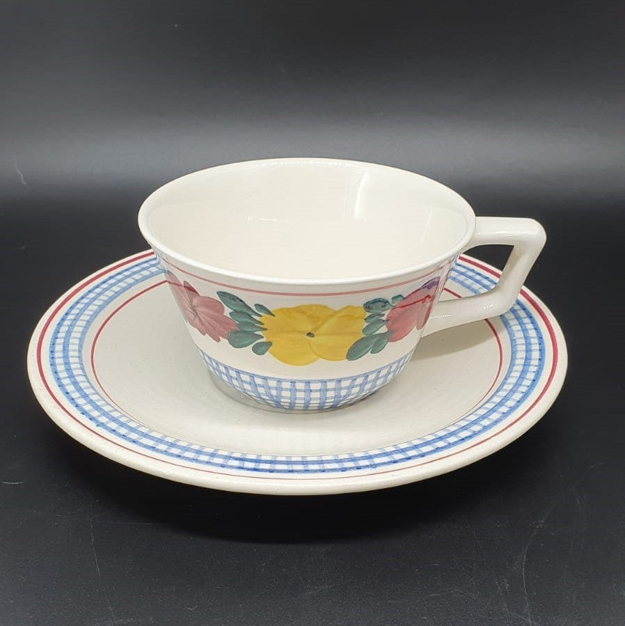 Villeroy & Boch Goslar: Kaffeetasse / Tasse mit Unterteller Villeroy & Boch (7121018290313)