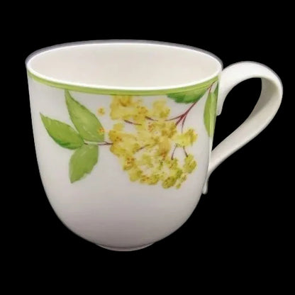 Villeroy & Boch Green Garland: Kaffeebecher / Henkelbecher / hohe Kaffeetasse Villeroy & Boch (7120787439753)