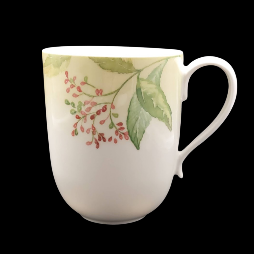 Villeroy & Boch Green Garland: Kaffeebecher XL / Henkelbecher / Latte Macchiato Villeroy & Boch (7120787079305)