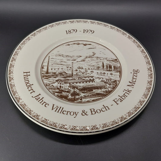 "Hundert Jahre Villeroy & Boch - Fabrik Merzig 1879 - 1979": Wandteller Villeroy & Boch (7121111023753)