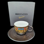 Königlich Tettau Hundertwasser: Espressotasse / Mokkatasse mit Unterteller - OVP Königlich Tettau (7121079206025)
