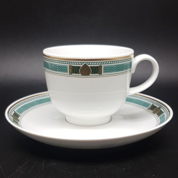 Hutschenreuther Galleria Firenze: Kaffeetasse / Tasse mit Unterteller Hutschenreuther (7120973398153)