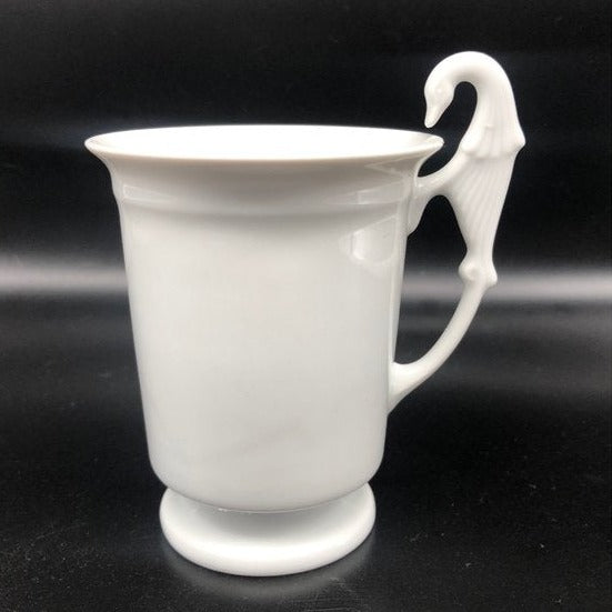 Weimarer Porzellan: Schwanenhals Kaffeetasse / Tasse Weimarer Porzellan (7120995811465)