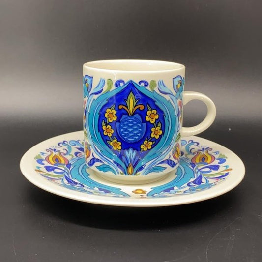 Villeroy & Boch Izmir 1973 (alt): Kaffeetasse / Tasse mit Unterteller - neu Villeroy & Boch (7121062068361)